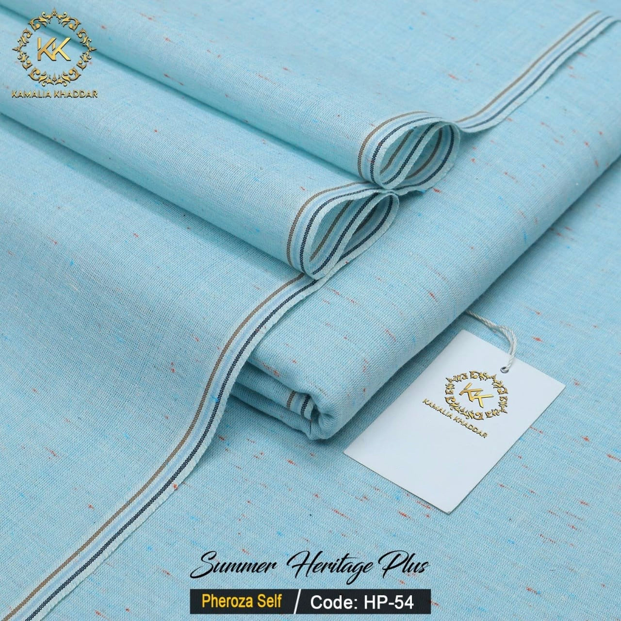 Pheroza Self Kamalia Khaddar – Luxury Handwoven Fabric | 100% Pure Khaddar | Exclusive Summer Collection | Since 1983 🧵🔷✨HP-54