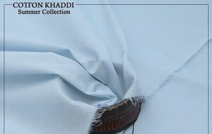 Icy Blue Kamalia Khaddar – Royal Signature Collection | 100% Pure Handwoven Luxury | Since 1983 ❄️👑💎🧵R-4