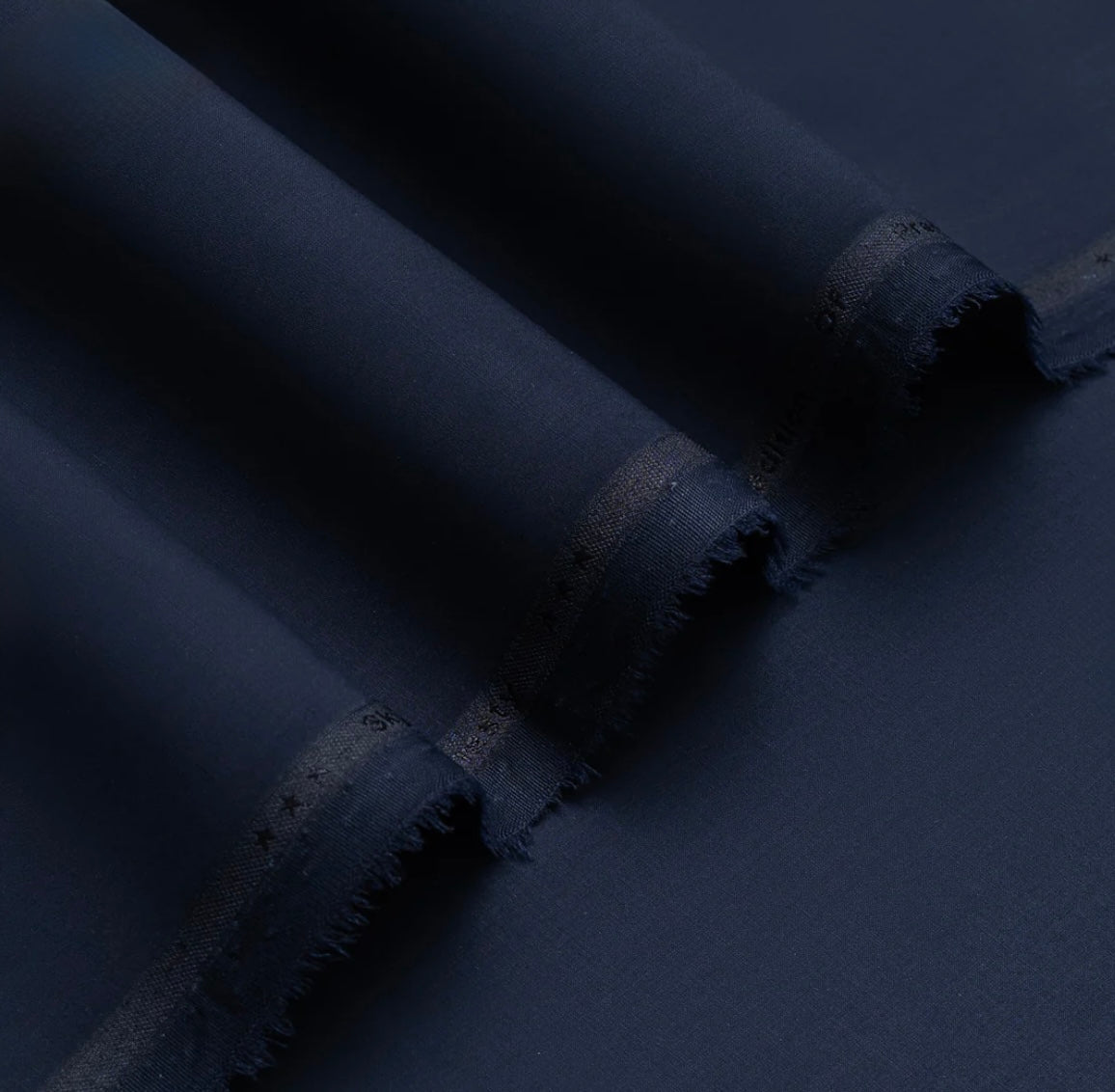 ✨ Premium Dark Blue Super Fine Suiting Fabric – Unstitched Elegance