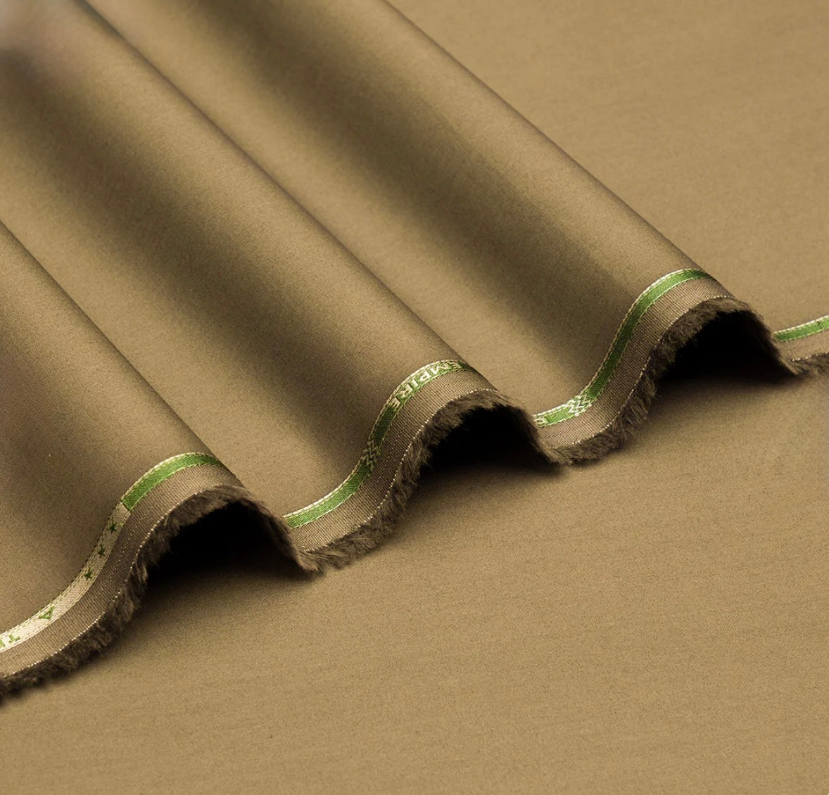 ✨ Premium Burnt Olive Super Fine Suiting Fabric – Unstitched Elegance