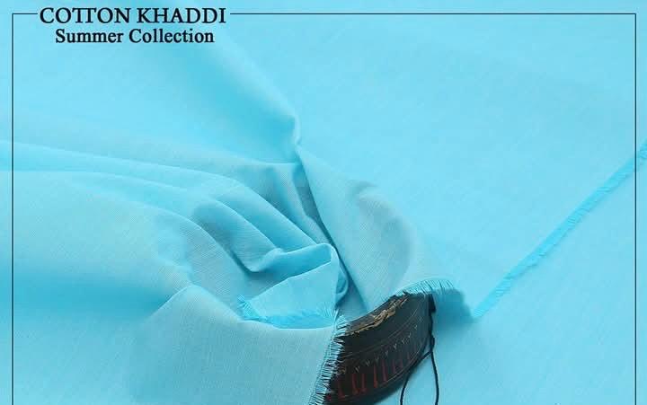 Turquoise Blue Kamalia Khaddar – Royal Signature Collection | 100% Pure Handwoven Fabric | Since 1983 💎🧵🔷👑R-7