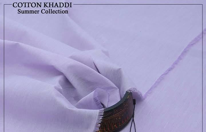 Light Purple Kamalia Khaddar – 100% Pure Handwoven Fabric | Pastel Royal Collection | Since 1983 🧵💜👑R-13